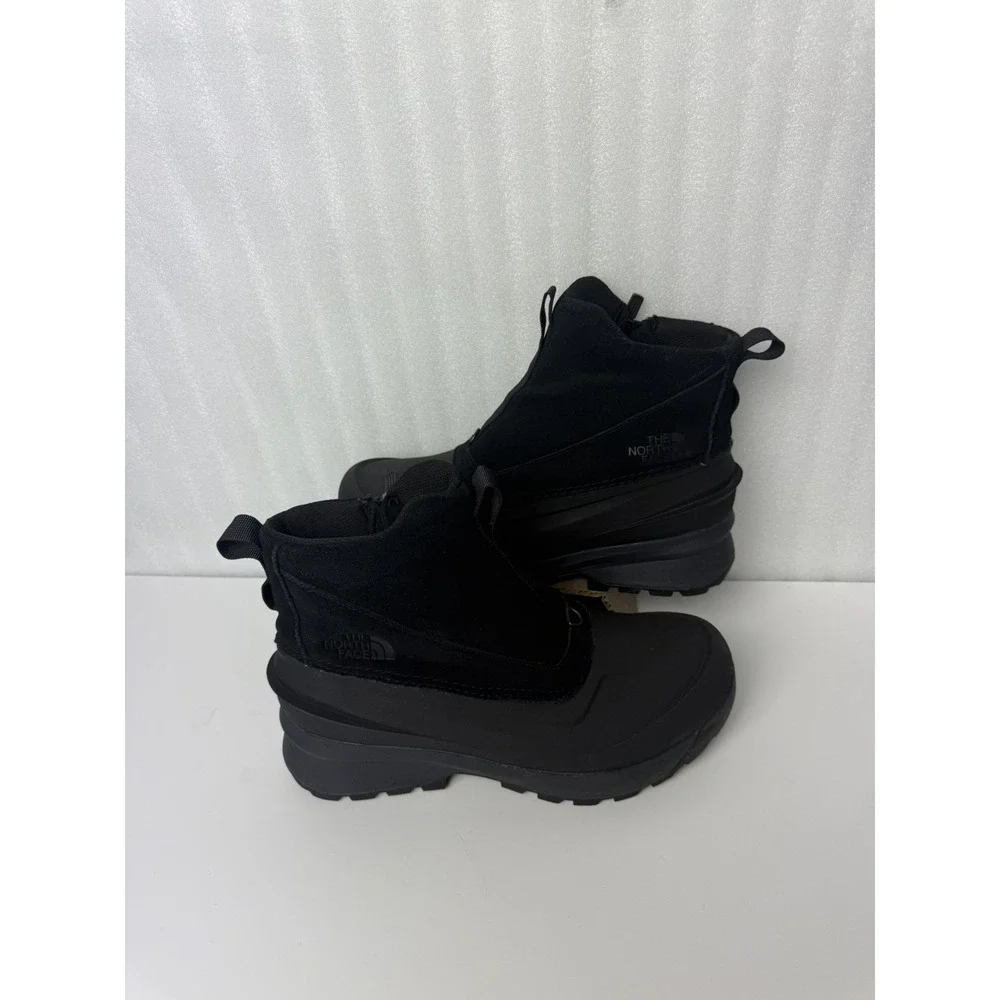THE NORTH FACE MEN'S CHILKAT V ZIP WATERPROOF BOOTS SIZE 9 TNF BLACK NF0A5LW4